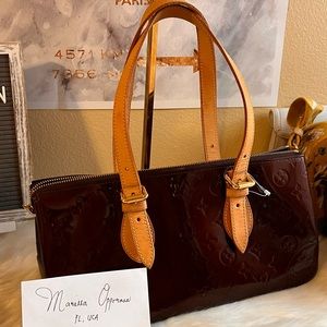 Authentic Louis Vuitton Vernis Rosewood Ave Pomme D'Amour